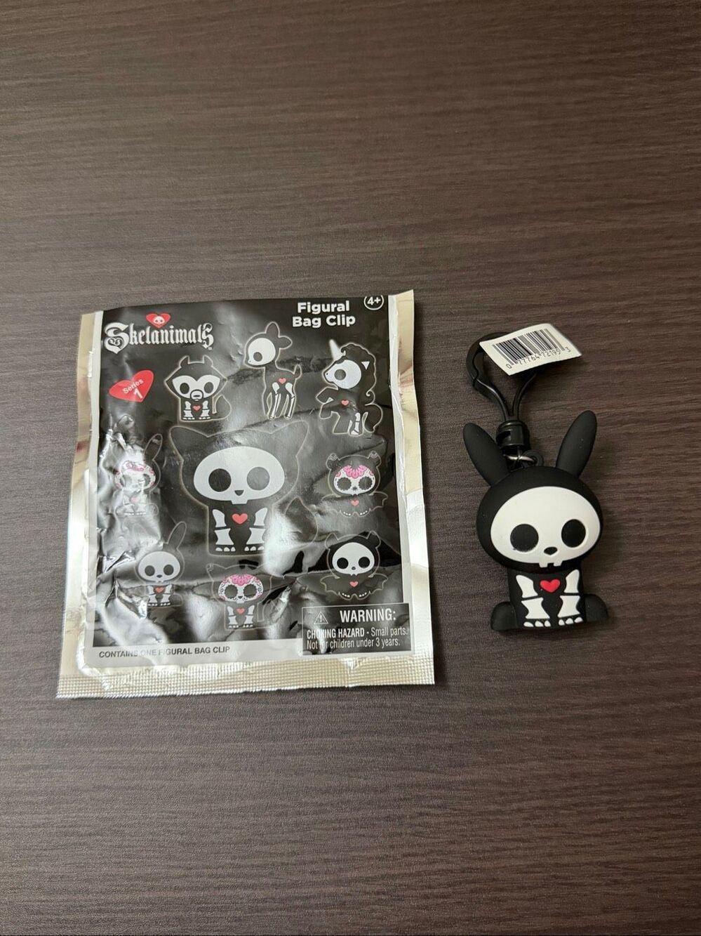 Skelanimals Series 1 Blind Bag Figural Bag Clip Keychain - Jack (B)